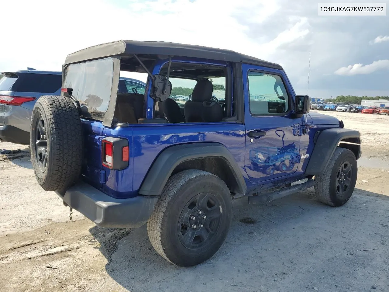 1C4GJXAG7KW537772 2019 Jeep Wrangler Sport