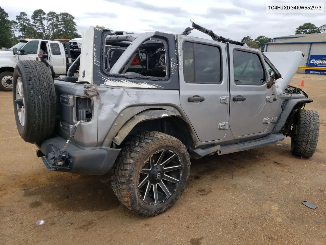 2019 Jeep Wrangler Unlimited Sport VIN: 1C4HJXDG4KW552973 Lot: 76885223