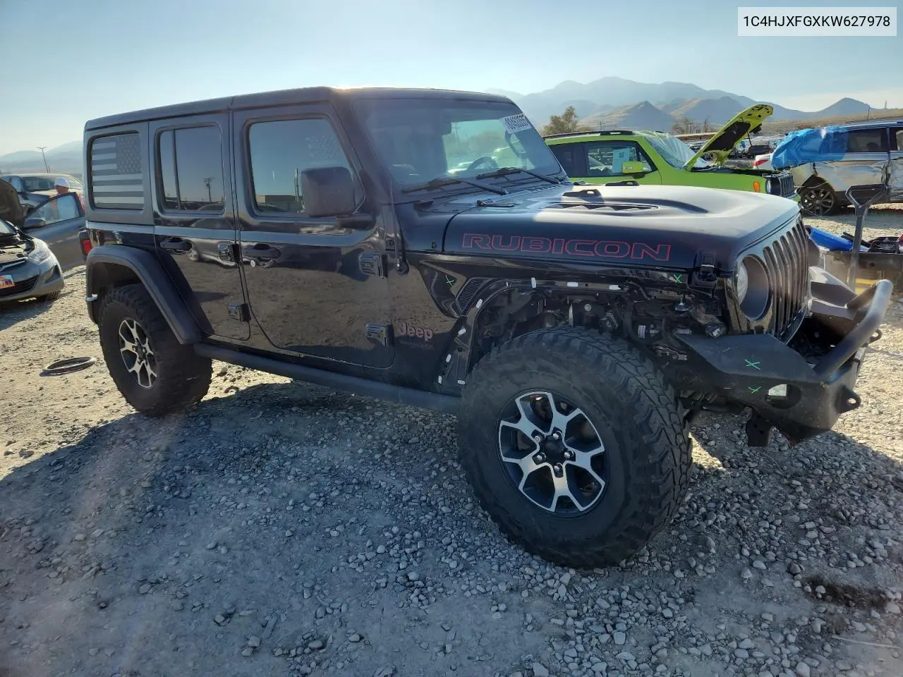 1C4HJXFGXKW627978 2019 Jeep Wrangler Unlimited Rubicon