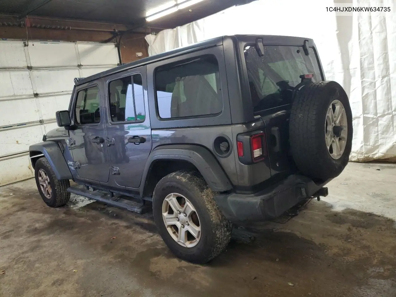 1C4HJXDN6KW634735 2019 Jeep Wrangler Unlimited Sport