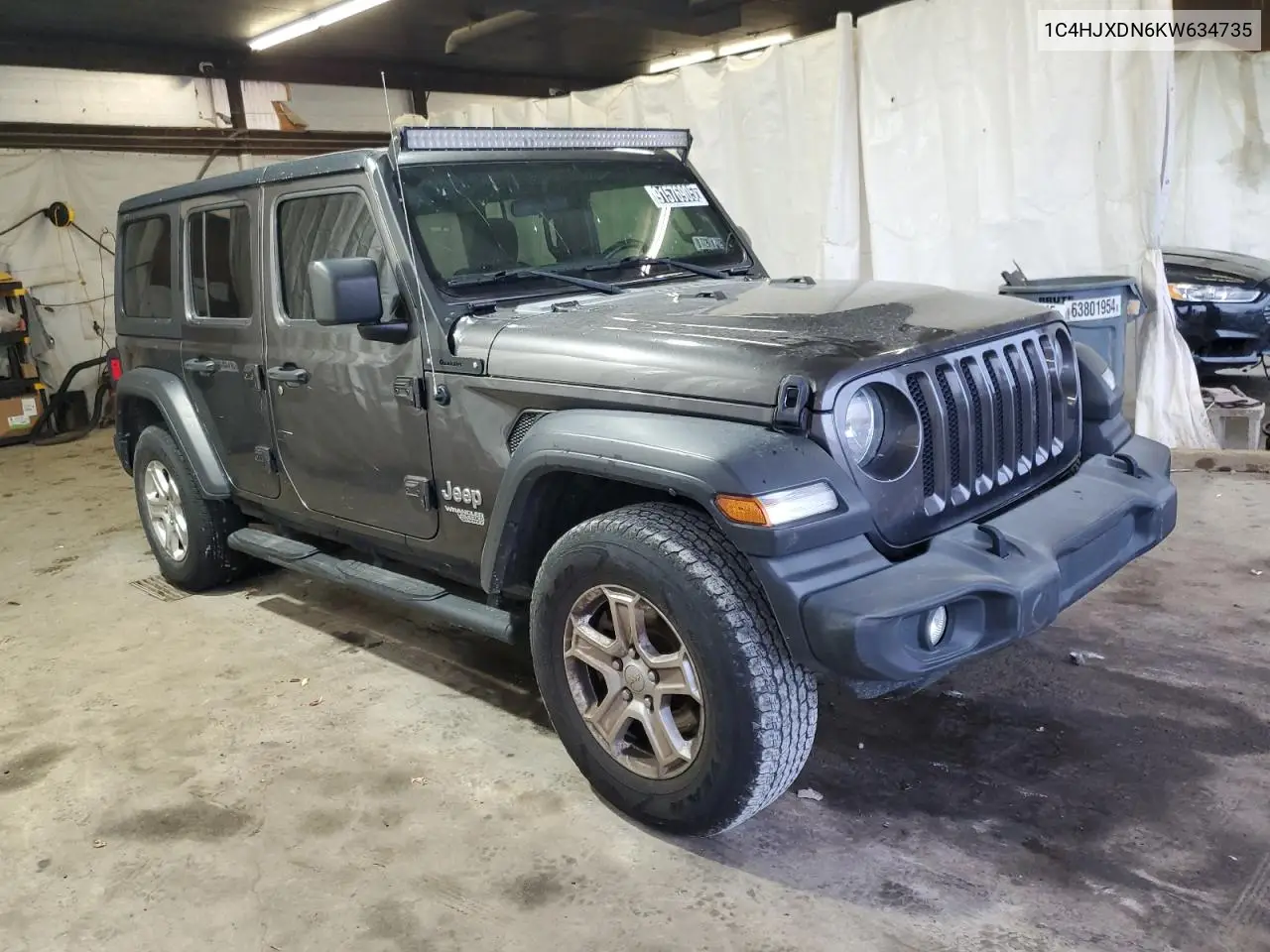 1C4HJXDN6KW634735 2019 Jeep Wrangler Unlimited Sport
