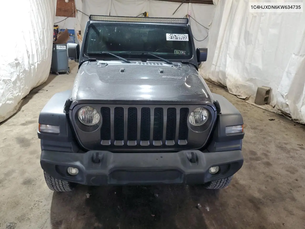 1C4HJXDN6KW634735 2019 Jeep Wrangler Unlimited Sport