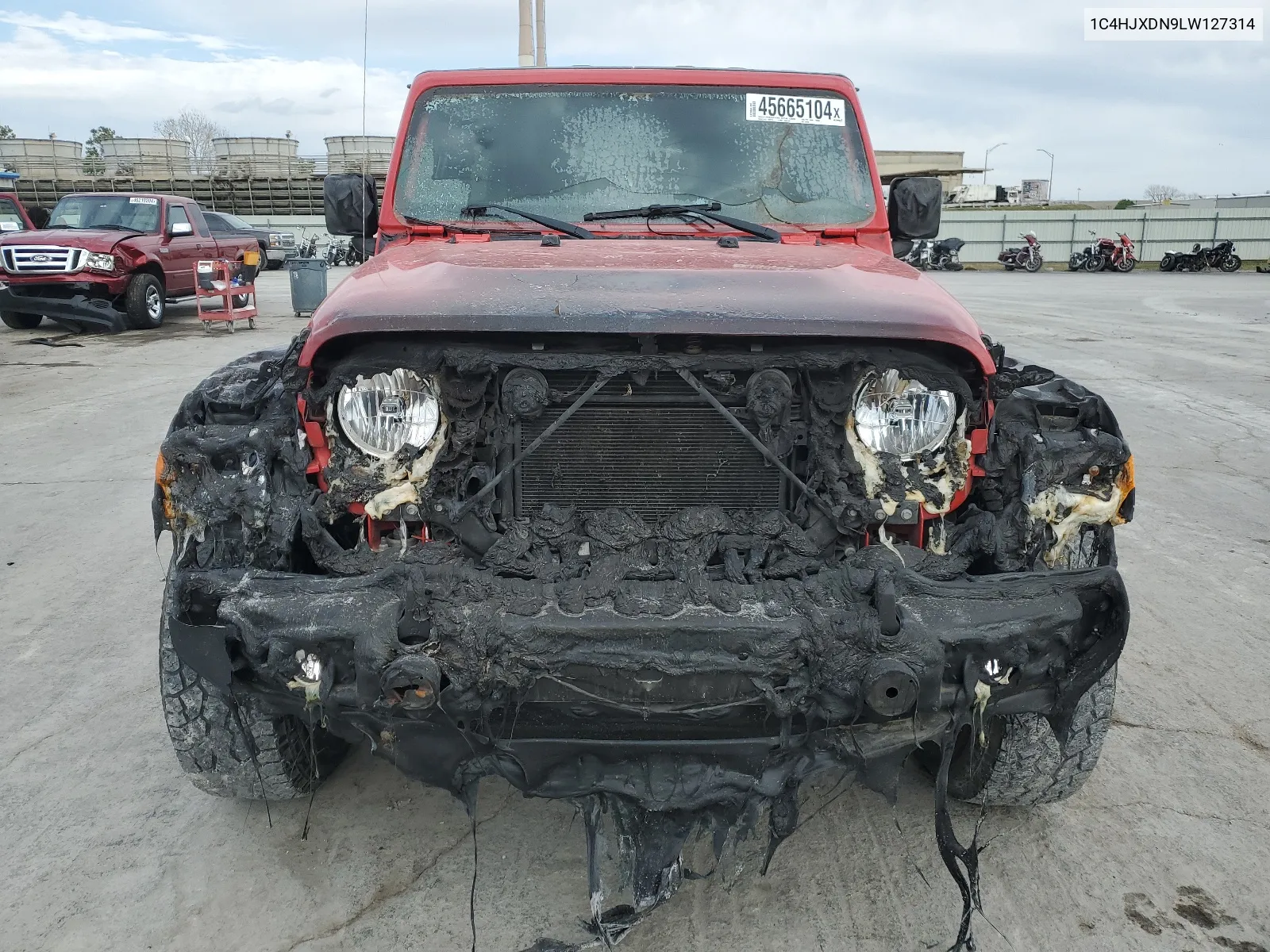 2020 Jeep Wrangler Unlimited Sport VIN: 1C4HJXDN9LW127314 Lot: 45665104