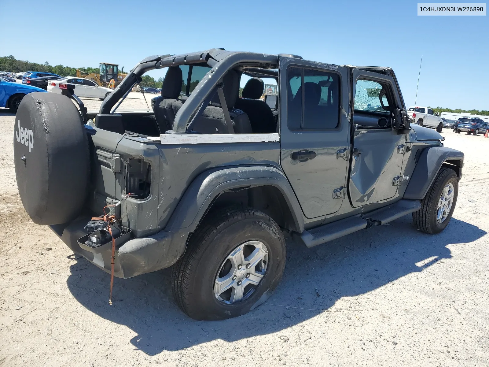 2020 Jeep Wrangler Unlimited Sport VIN: 1C4HJXDN3LW226890 Lot: 49945344