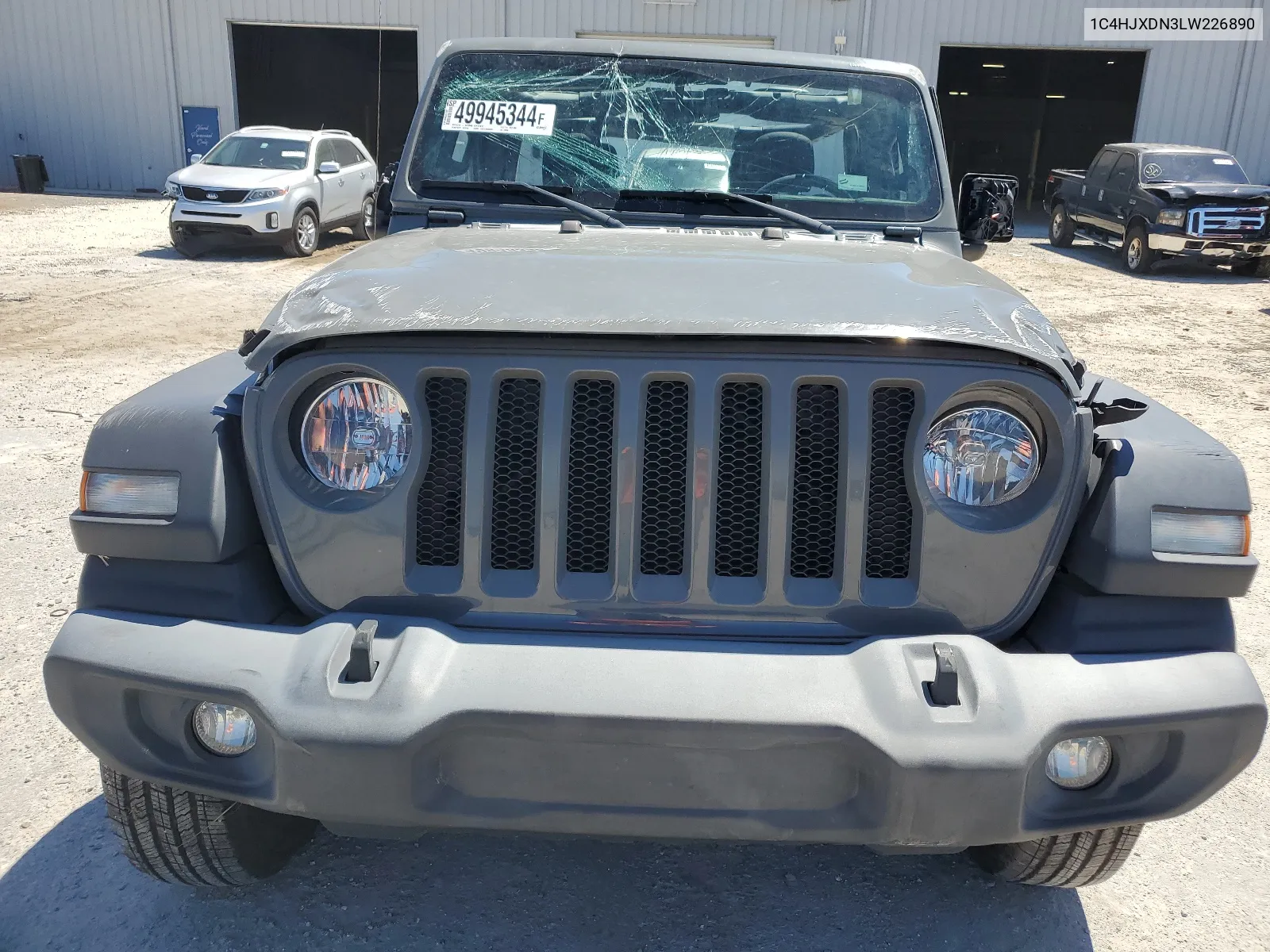 2020 Jeep Wrangler Unlimited Sport VIN: 1C4HJXDN3LW226890 Lot: 49945344