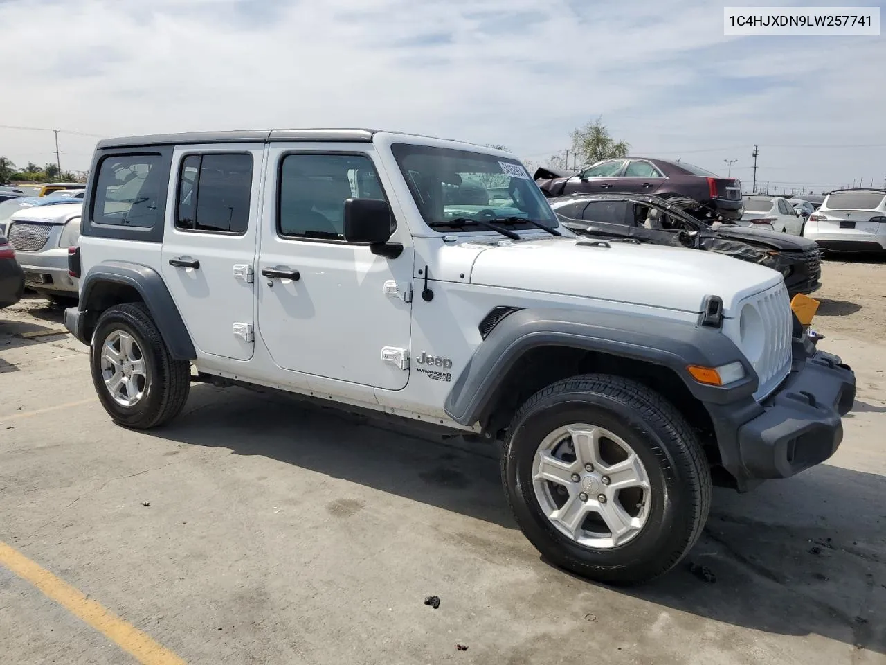 2020 Jeep Wrangler Unlimited Sport VIN: 1C4HJXDN9LW257741 Lot: 54952954