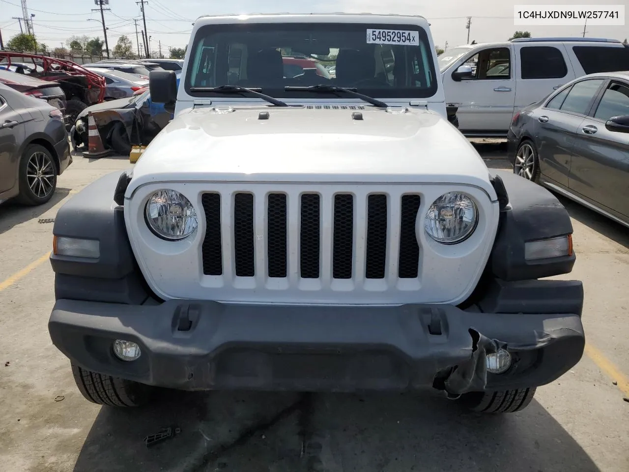 1C4HJXDN9LW257741 2020 Jeep Wrangler Unlimited Sport