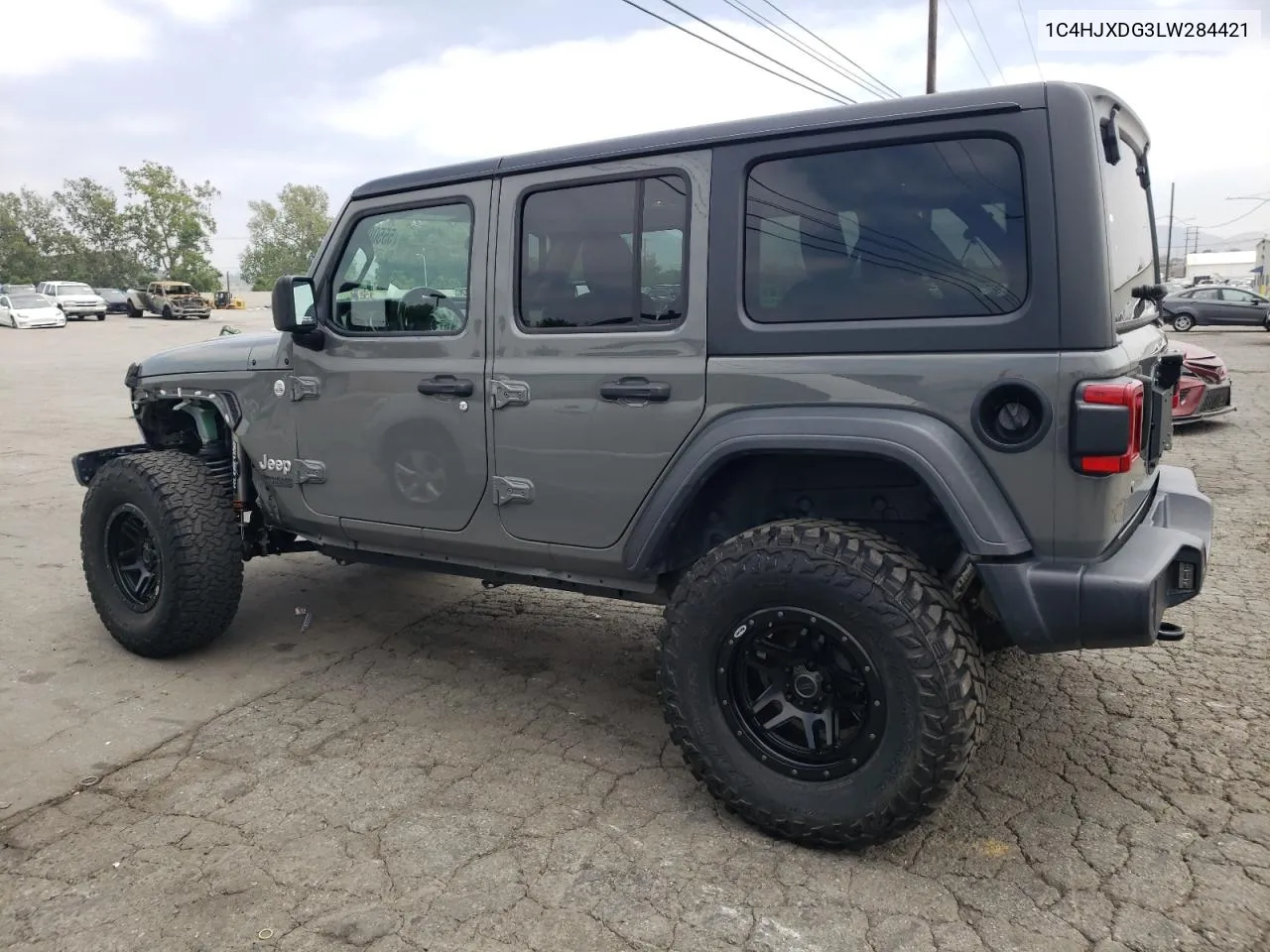 2020 Jeep Wrangler Unlimited Sport VIN: 1C4HJXDG3LW284421 Lot: 55500434