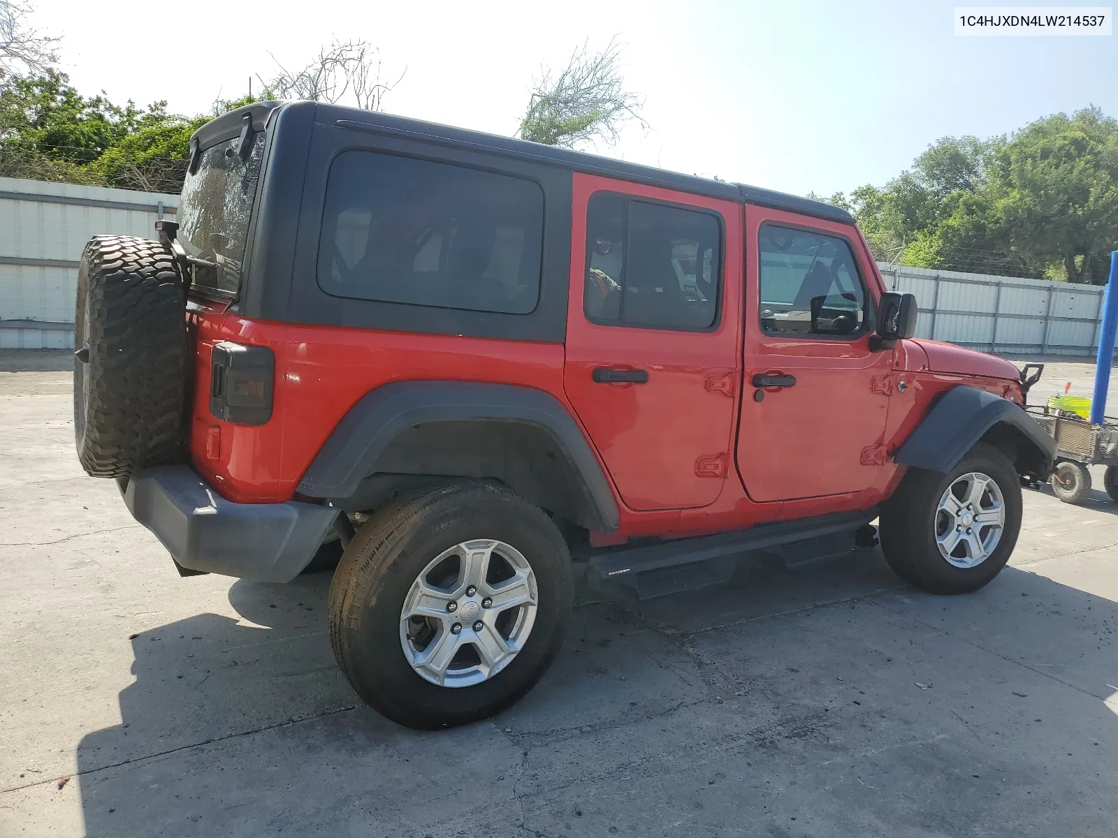 2020 Jeep Wrangler Unlimited Sport VIN: 1C4HJXDN4LW214537 Lot: 56334174