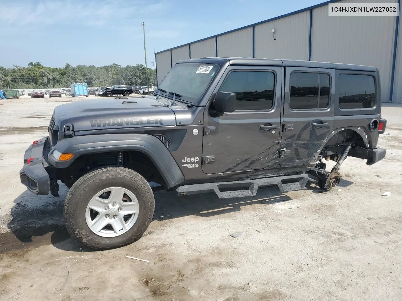 2020 Jeep Wrangler Unlimited Sport VIN: 1C4HJXDN1LW227052 Lot: 57772804