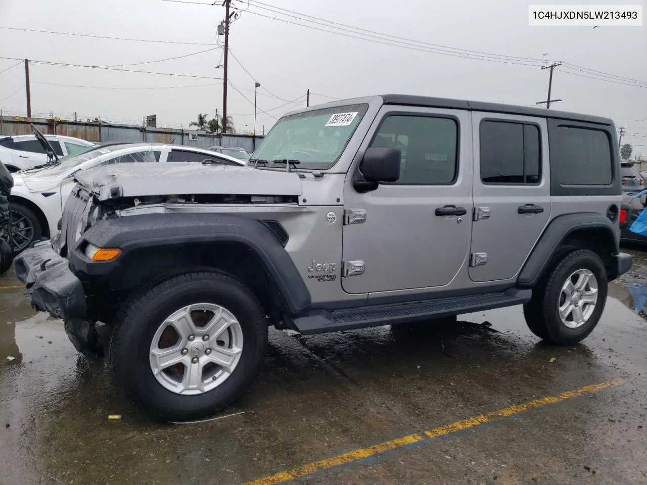 2020 Jeep Wrangler Unlimited Sport VIN: 1C4HJXDN5LW213493 Lot: 57916434