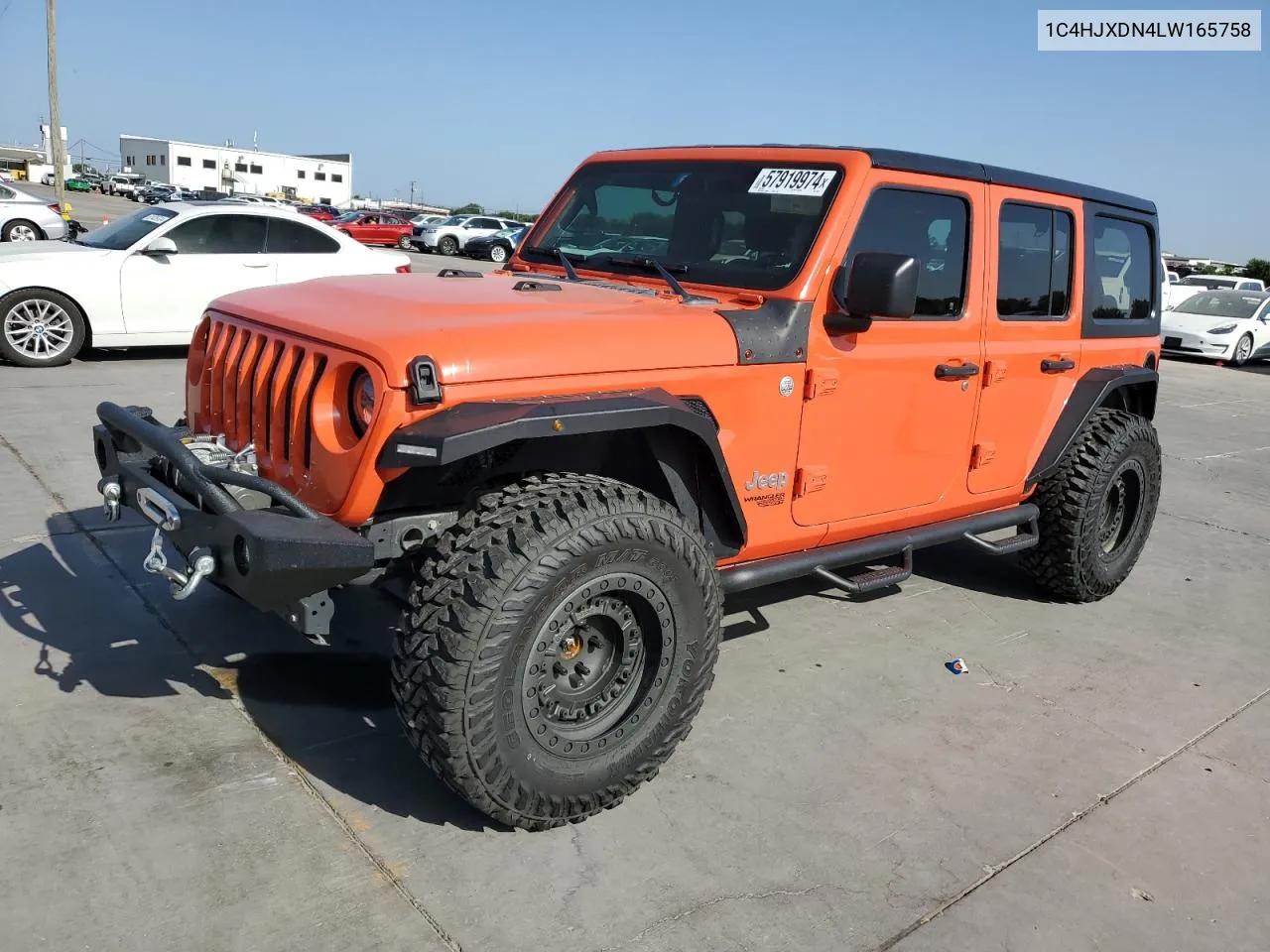 2020 Jeep Wrangler Unlimited Sport VIN: 1C4HJXDN4LW165758 Lot: 57919974