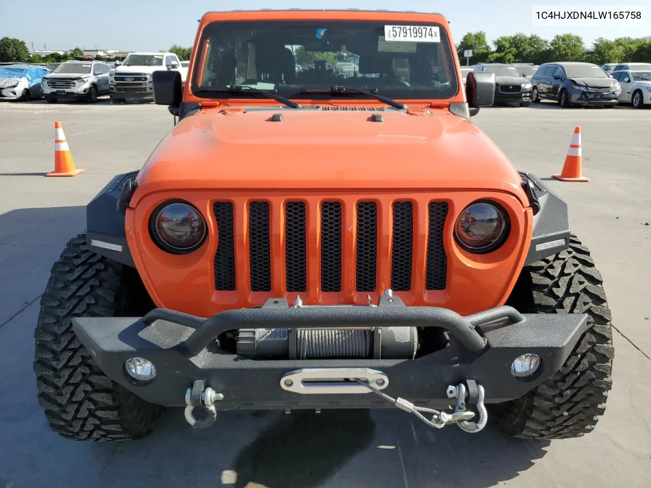 2020 Jeep Wrangler Unlimited Sport VIN: 1C4HJXDN4LW165758 Lot: 57919974