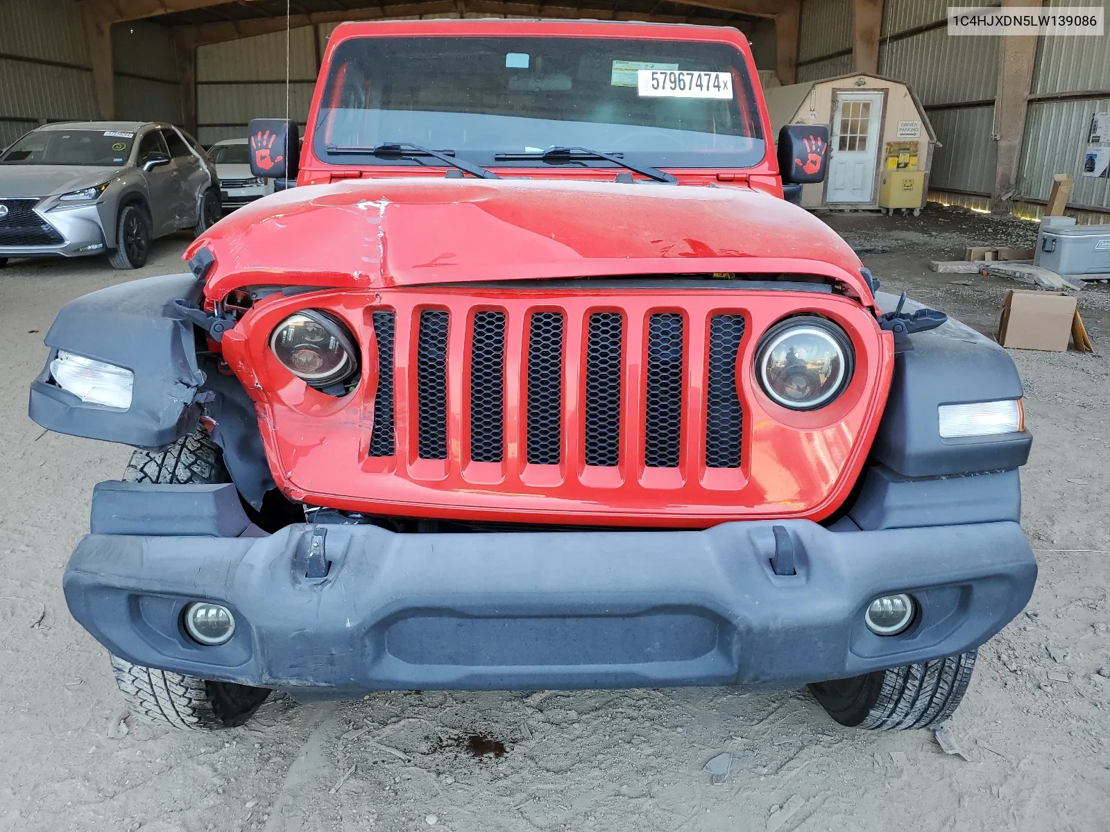 2020 Jeep Wrangler Unlimited Sport VIN: 1C4HJXDN5LW139086 Lot: 57967474