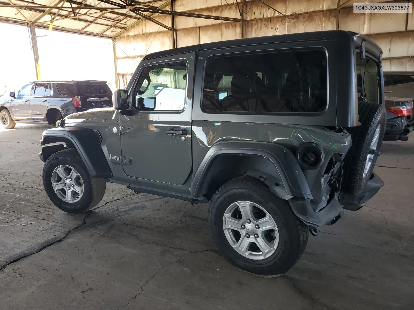 2020 Jeep Wrangler Sport VIN: 1C4GJXAGXLW303577 Lot: 58034034