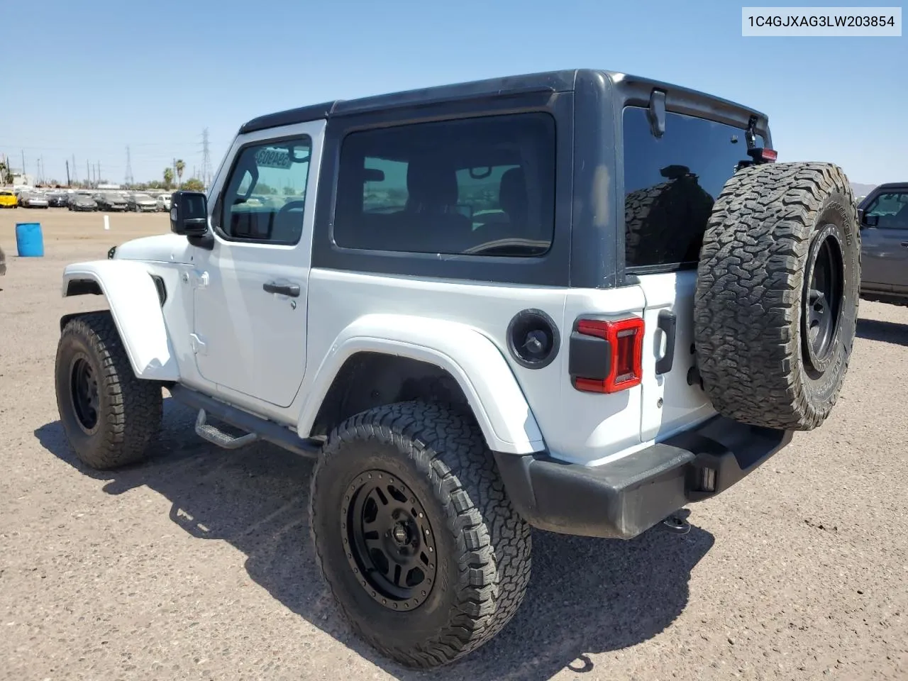 2020 Jeep Wrangler Sport VIN: 1C4GJXAG3LW203854 Lot: 59490344