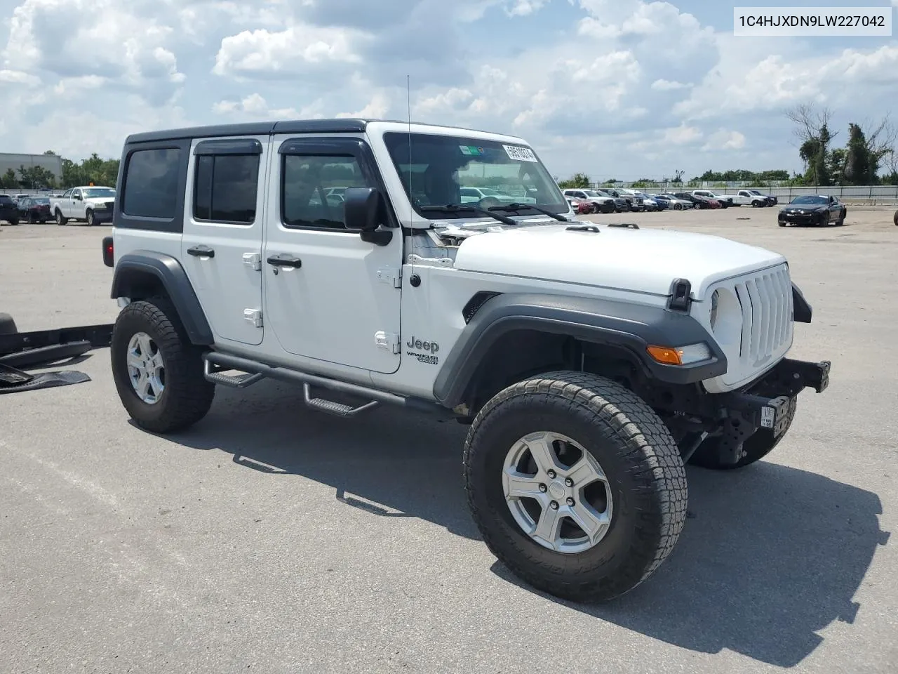 2020 Jeep Wrangler Unlimited Sport VIN: 1C4HJXDN9LW227042 Lot: 59510374