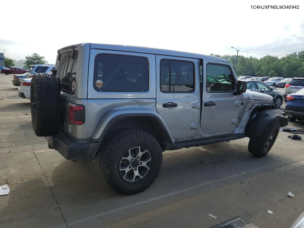 2020 Jeep Wrangler Unlimited Rubicon VIN: 1C4HJXFN0LW340942 Lot: 59927434