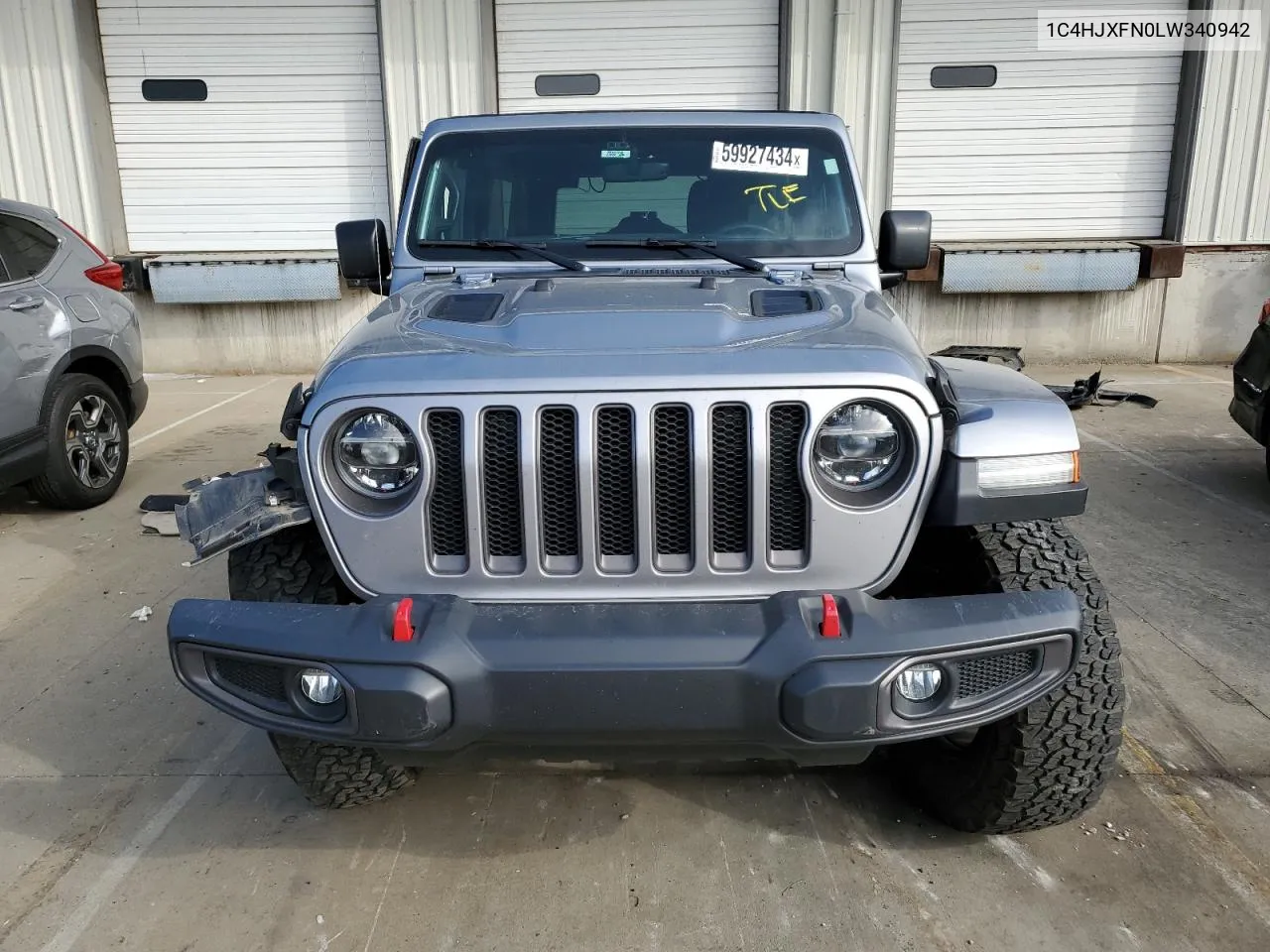 2020 Jeep Wrangler Unlimited Rubicon VIN: 1C4HJXFN0LW340942 Lot: 59927434