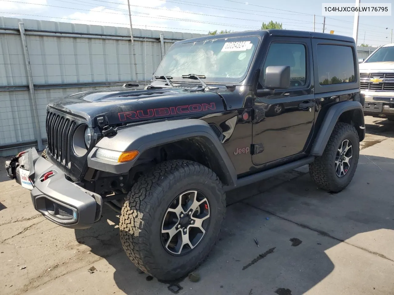 2020 Jeep Wrangler Rubicon VIN: 1C4HJXCG6LW176795 Lot: 60254324