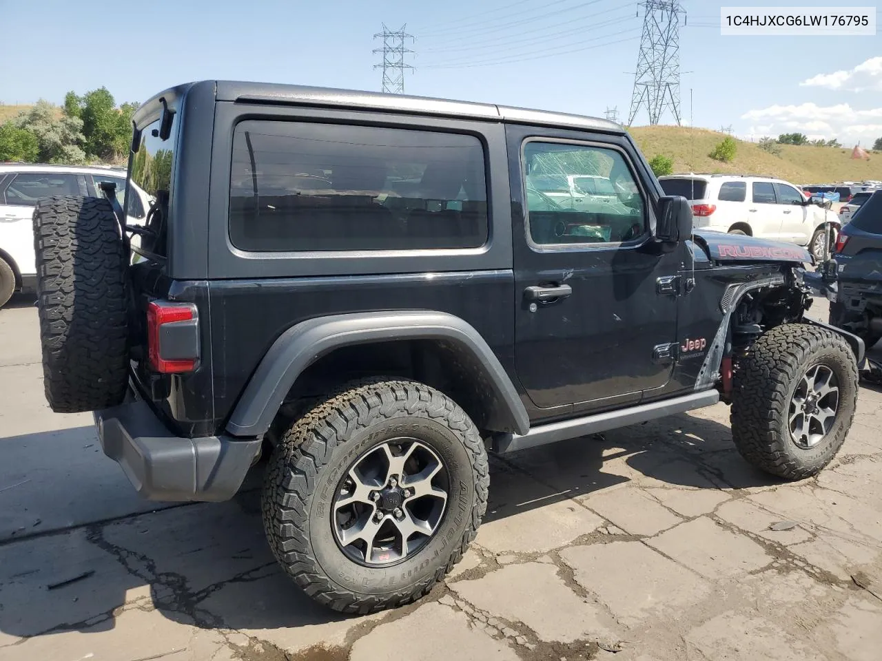 2020 Jeep Wrangler Rubicon VIN: 1C4HJXCG6LW176795 Lot: 60254324