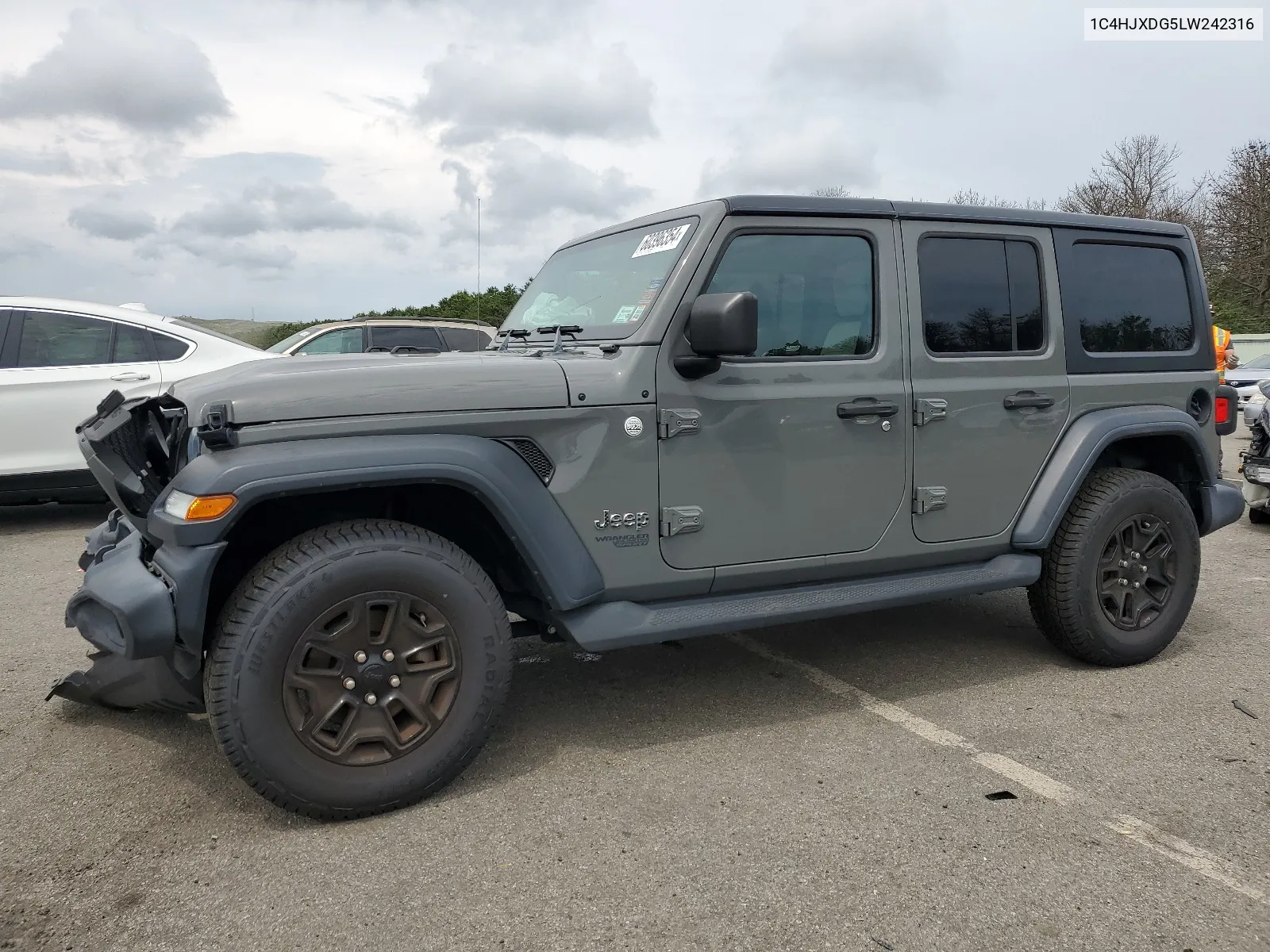 2020 Jeep Wrangler Unlimited Sport VIN: 1C4HJXDG5LW242316 Lot: 60396354