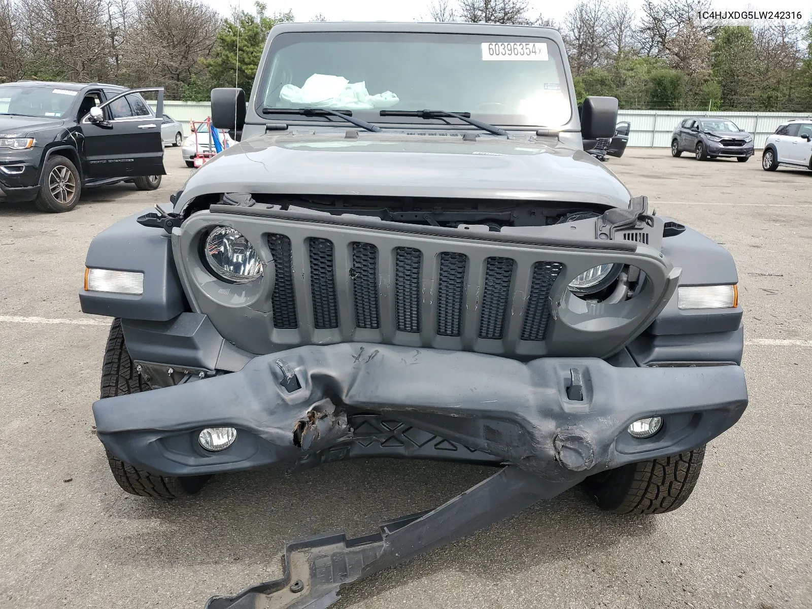 2020 Jeep Wrangler Unlimited Sport VIN: 1C4HJXDG5LW242316 Lot: 60396354