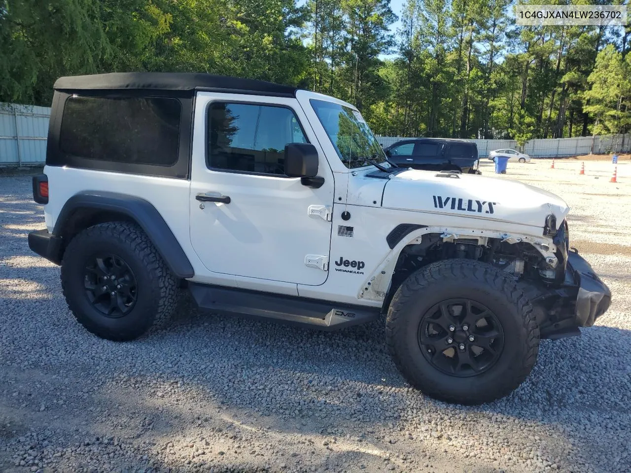 2020 Jeep Wrangler Sport VIN: 1C4GJXAN4LW236702 Lot: 60557164