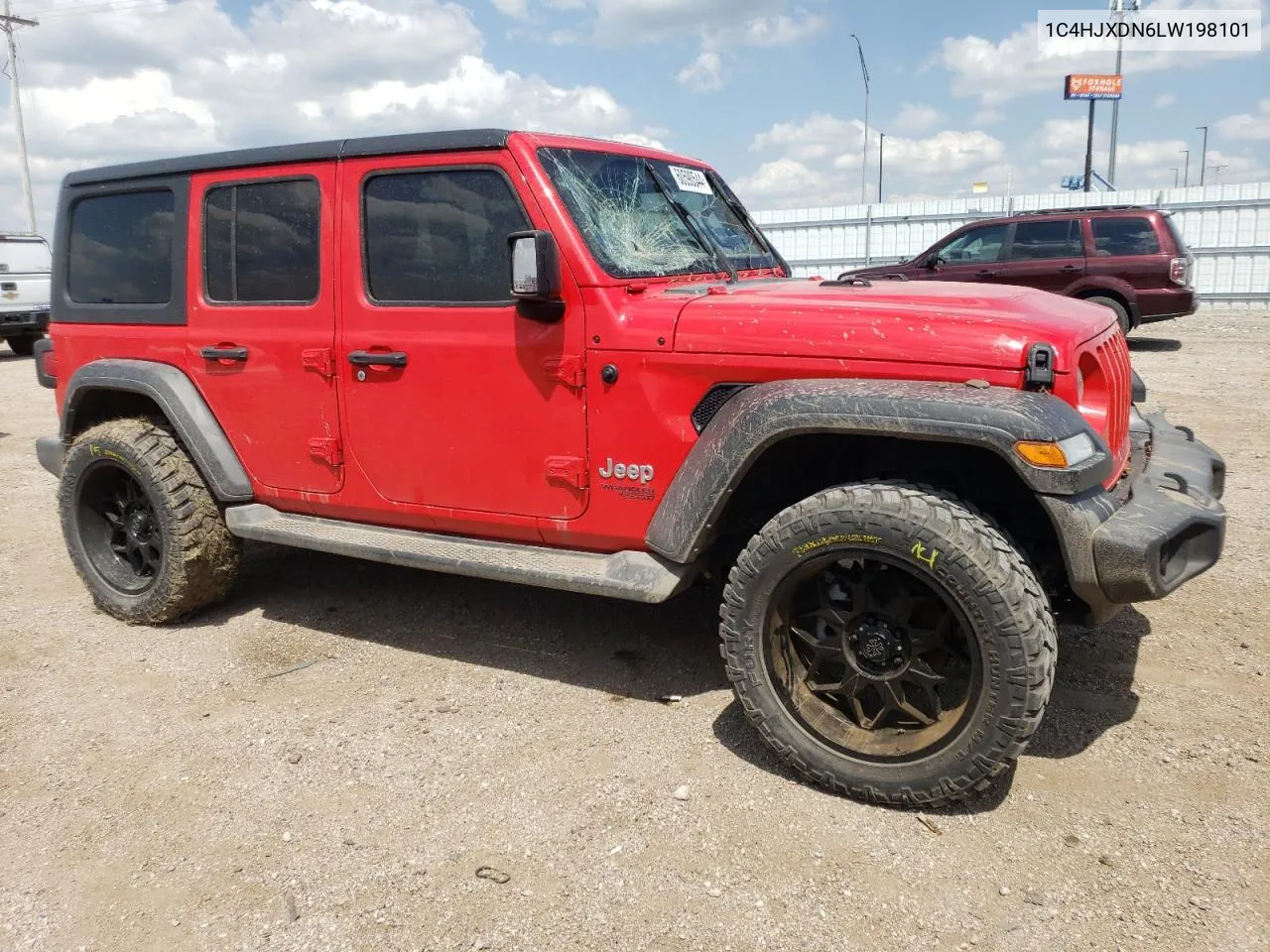 2020 Jeep Wrangler Unlimited Sport VIN: 1C4HJXDN6LW198101 Lot: 60590544