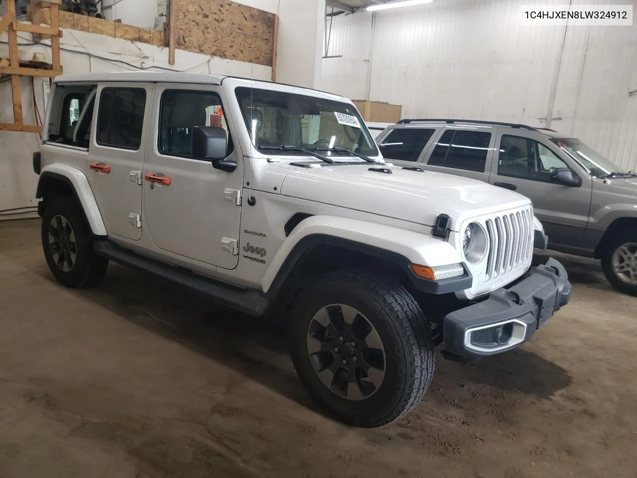 2020 Jeep Wrangler Unlimited Sahara VIN: 1C4HJXEN8LW324912 Lot: 60720954