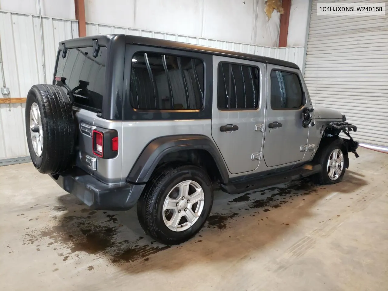 2020 Jeep Wrangler Unlimited Sport VIN: 1C4HJXDN5LW240158 Lot: 60763744