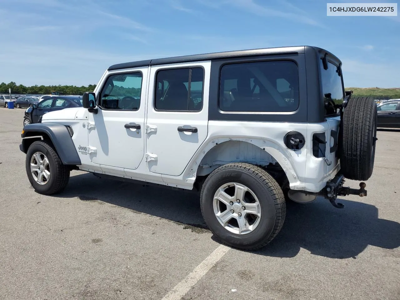 2020 Jeep Wrangler Unlimited Sport VIN: 1C4HJXDG6LW242275 Lot: 61207054