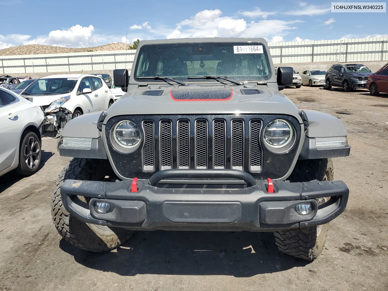 2020 Jeep Wrangler Unlimited Rubicon VIN: 1C4HJXFN5LW340225 Lot: 61491664