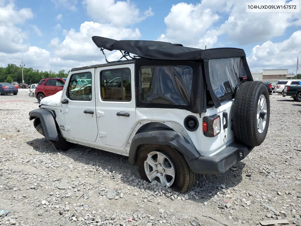 2020 Jeep Wrangler Unlimited Sport VIN: 1C4HJXDG9LW167572 Lot: 61863154