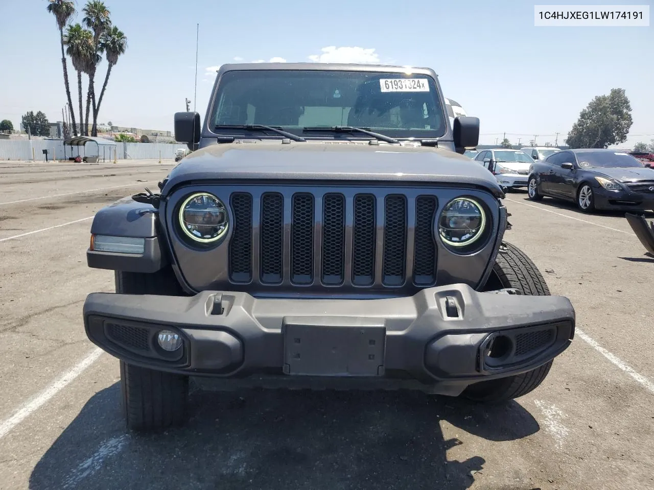 2020 Jeep Wrangler Unlimited Sahara VIN: 1C4HJXEG1LW174191 Lot: 61931324