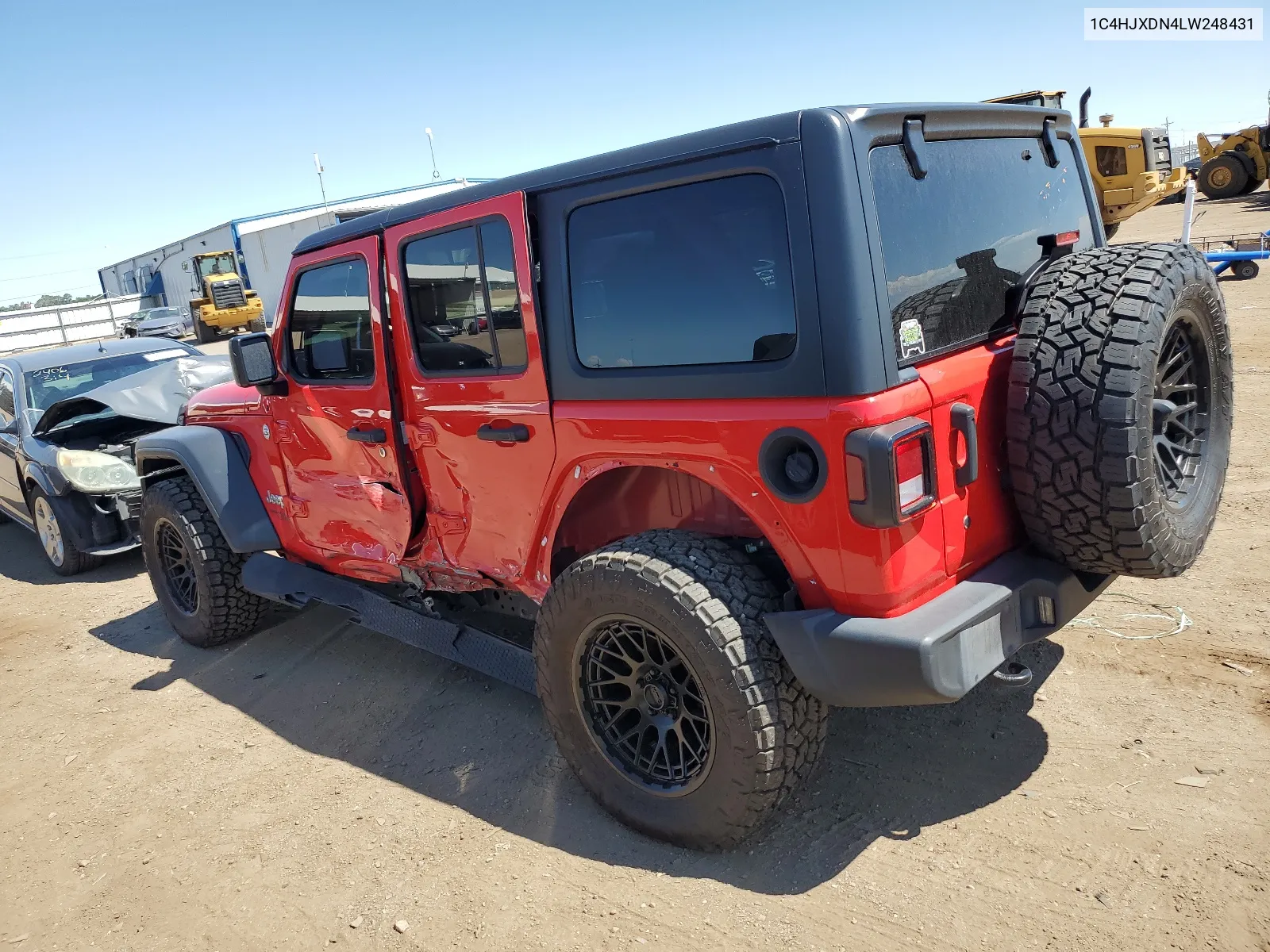 2020 Jeep Wrangler Unlimited Sport VIN: 1C4HJXDN4LW248431 Lot: 62002274