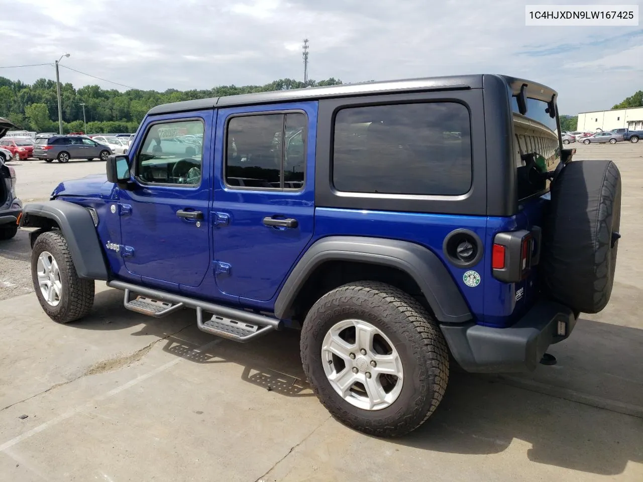 2020 Jeep Wrangler Unlimited Sport VIN: 1C4HJXDN9LW167425 Lot: 62061274