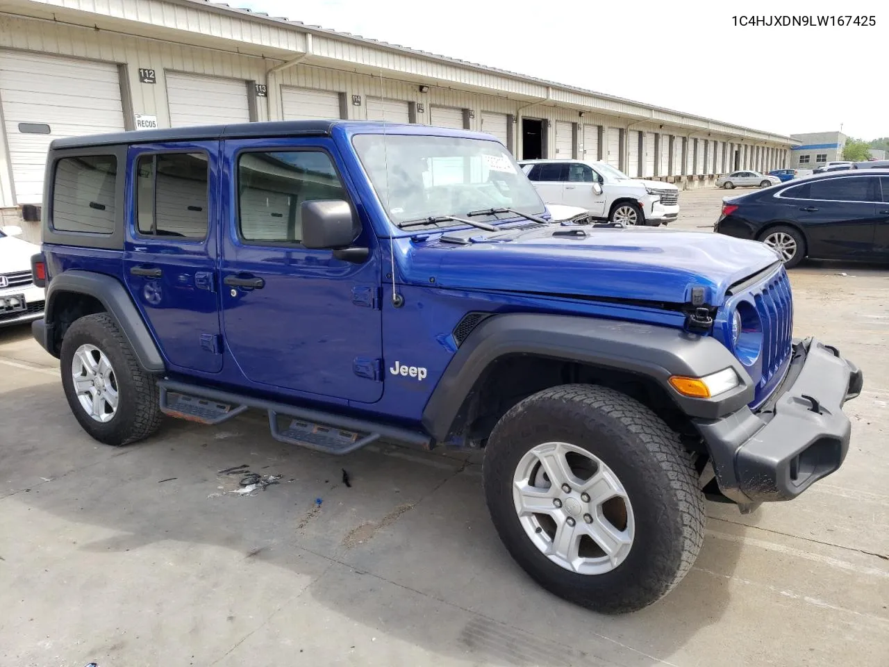 2020 Jeep Wrangler Unlimited Sport VIN: 1C4HJXDN9LW167425 Lot: 62061274