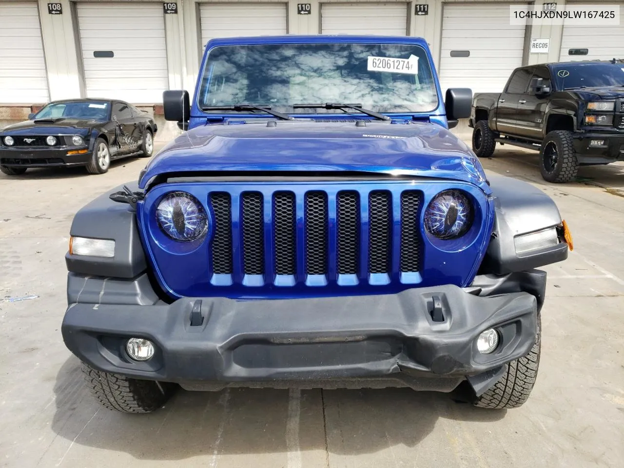 2020 Jeep Wrangler Unlimited Sport VIN: 1C4HJXDN9LW167425 Lot: 62061274