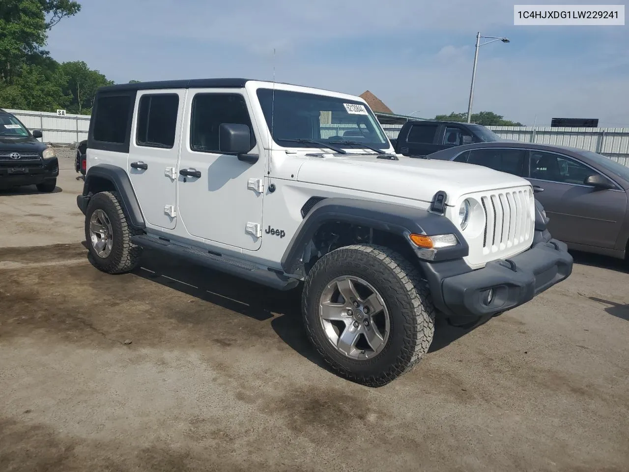 1C4HJXDG1LW229241 2020 Jeep Wrangler Unlimited Sport