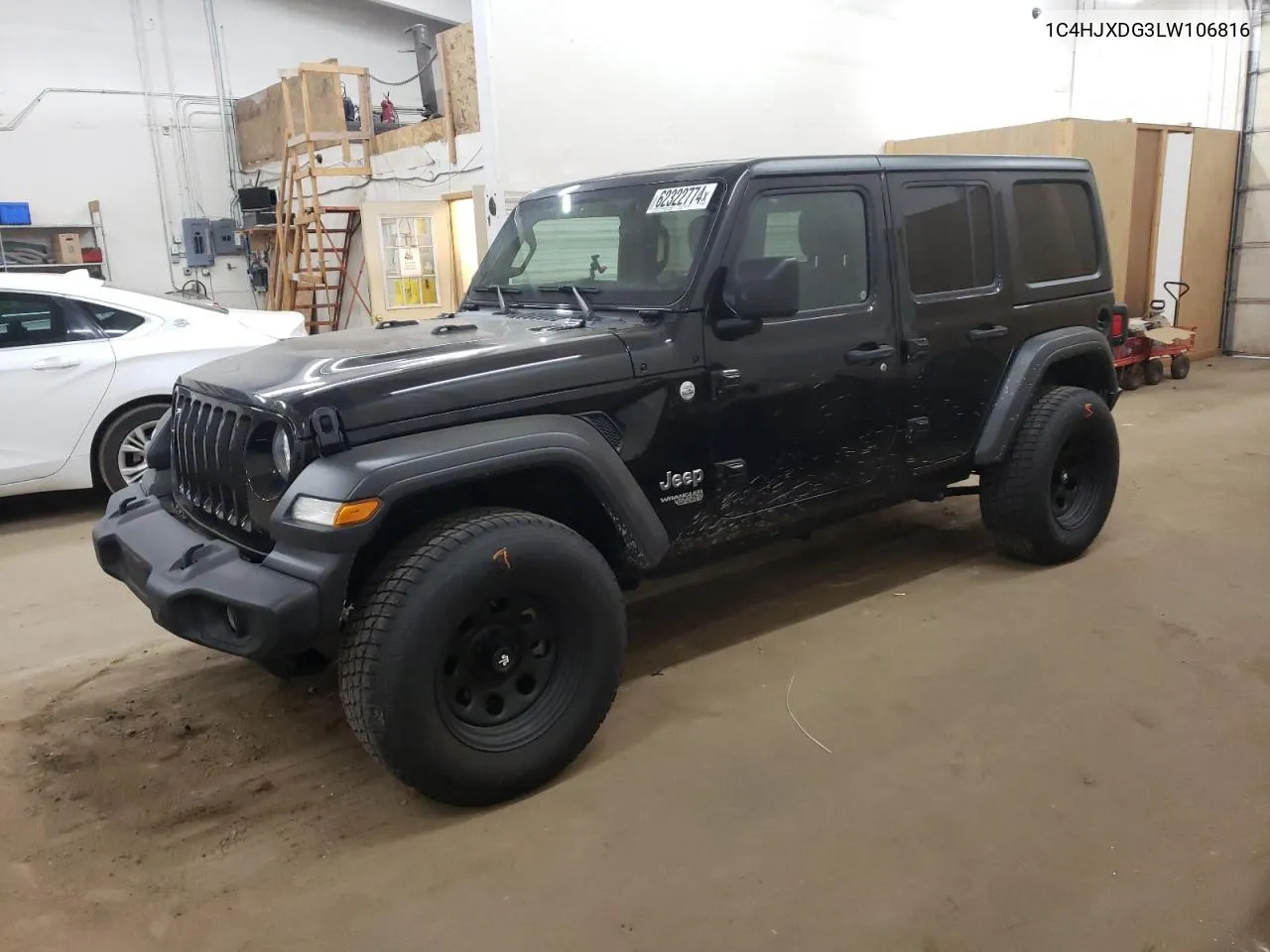 2020 Jeep Wrangler Unlimited Sport VIN: 1C4HJXDG3LW106816 Lot: 62322774