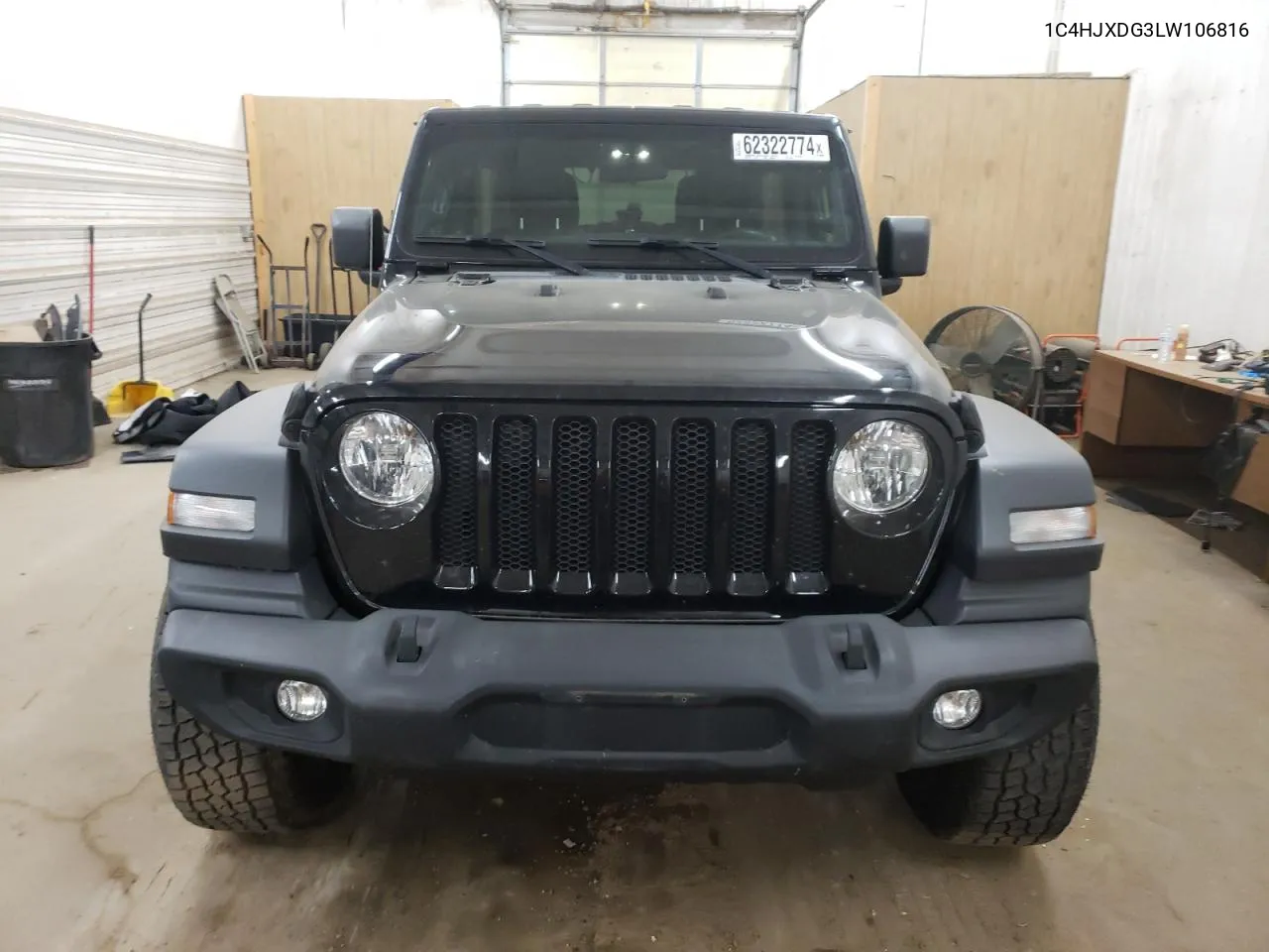 2020 Jeep Wrangler Unlimited Sport VIN: 1C4HJXDG3LW106816 Lot: 62322774