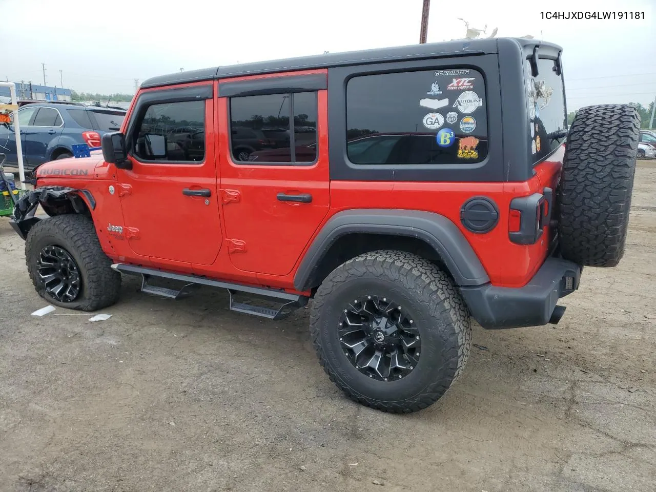 2020 Jeep Wrangler Unlimited Sport VIN: 1C4HJXDG4LW191181 Lot: 62334424