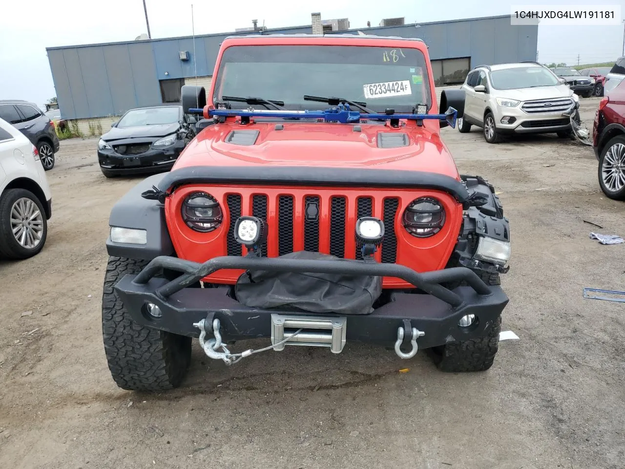 2020 Jeep Wrangler Unlimited Sport VIN: 1C4HJXDG4LW191181 Lot: 62334424