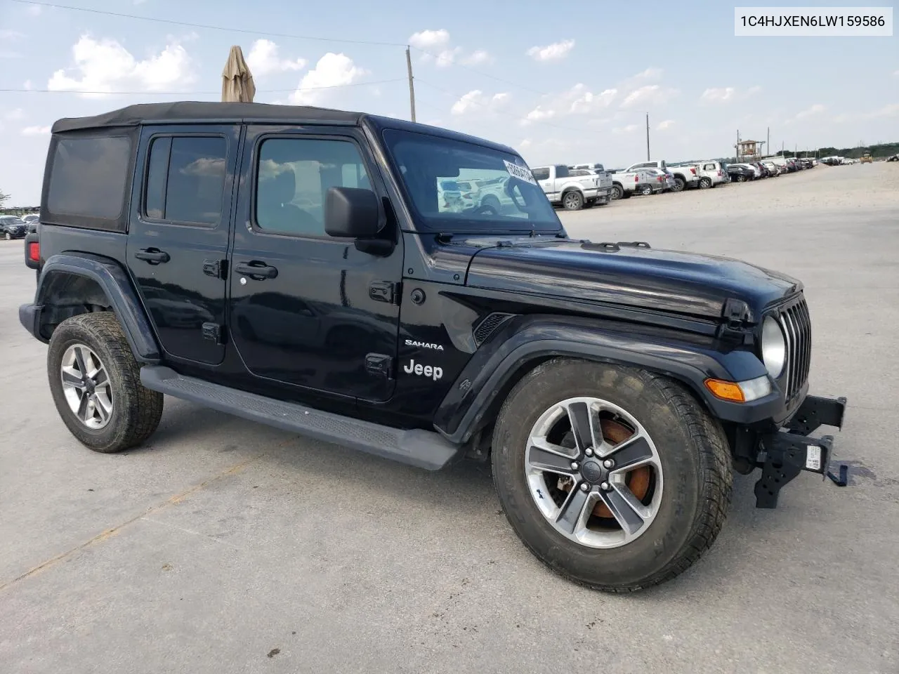 2020 Jeep Wrangler Unlimited Sahara VIN: 1C4HJXEN6LW159586 Lot: 62664734