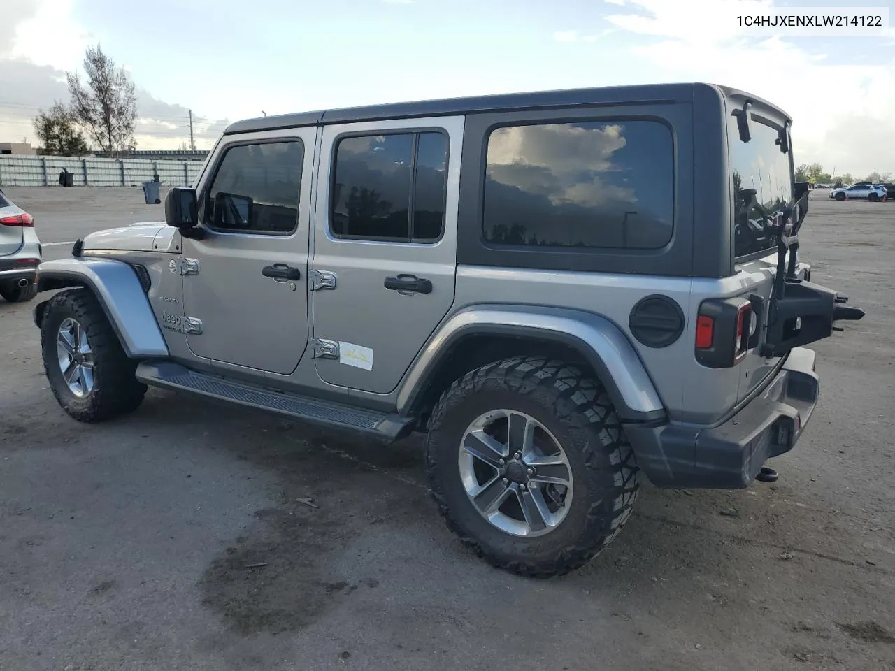 2020 Jeep Wrangler Unlimited Sahara VIN: 1C4HJXENXLW214122 Lot: 62690934