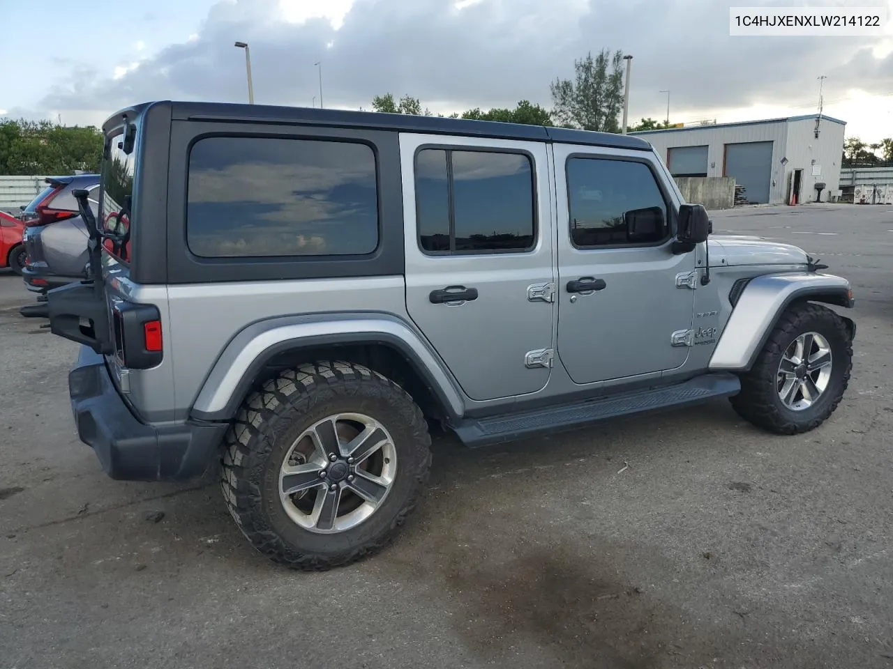 2020 Jeep Wrangler Unlimited Sahara VIN: 1C4HJXENXLW214122 Lot: 62690934