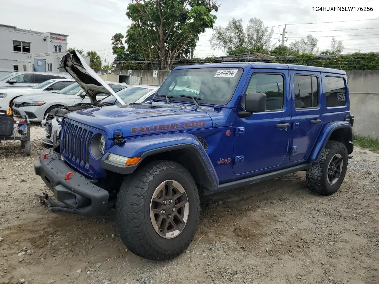 2020 Jeep Wrangler Unlimited Rubicon VIN: 1C4HJXFN6LW176256 Lot: 62804264