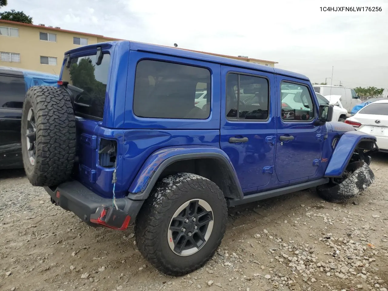 2020 Jeep Wrangler Unlimited Rubicon VIN: 1C4HJXFN6LW176256 Lot: 62804264