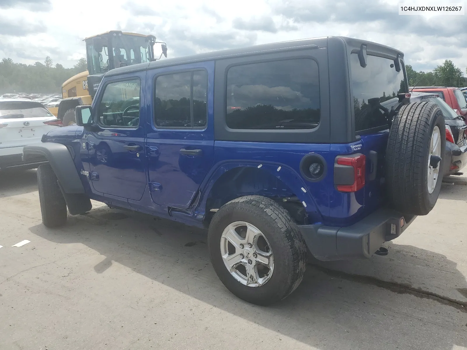 2020 Jeep Wrangler Unlimited Sport VIN: 1C4HJXDNXLW126267 Lot: 63233134